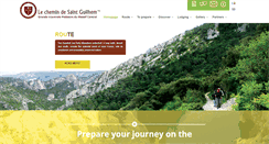 Desktop Screenshot of chemin-st-guilhem.fr